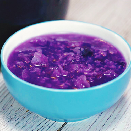 银耳紫薯粥