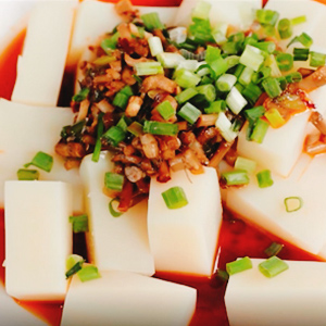 凉拌贵州米豆腐