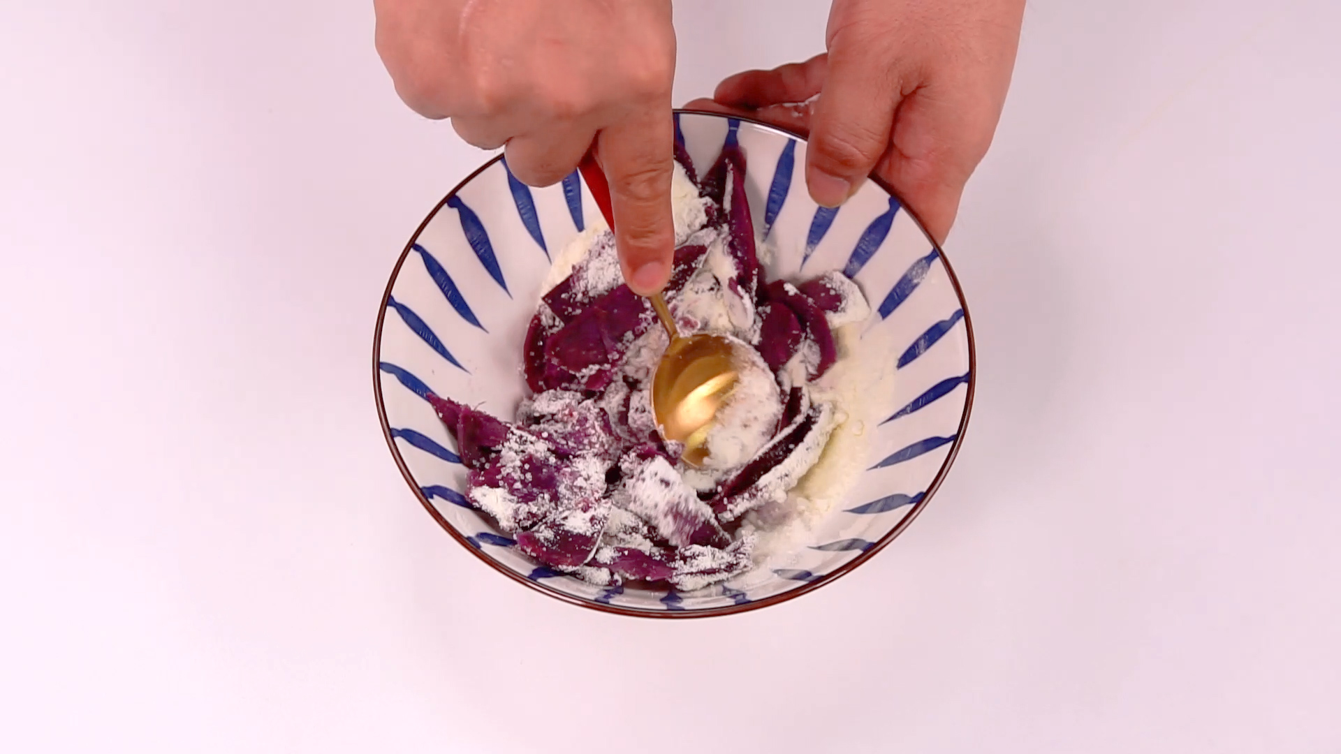 紫薯南瓜饼做法步骤：6