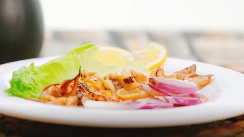 韩式烤鱿鱼做法步骤：5