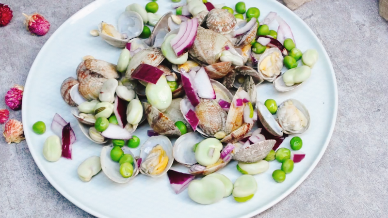 青豆蛤蜊沙拉