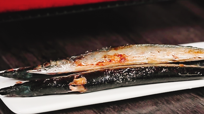日式烤秋刀鱼做法步骤：5